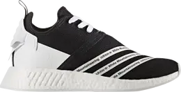 Кроссовки Adidas White Mountaineering x NMD_R2 Primeknit 'Core Black', черный cg3648 | black