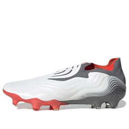 Кроссовки copa sense+ fg 'white solar red' Adidas, белый fy6218 | white/grey