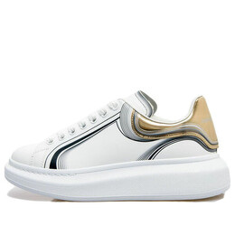 Кроссовки oversized sneaker 'white vanilla black' Alexander McQueen, белый 750336widjp8834 | white/vanilla/black