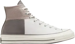 Converse Кроссовки Chuck 70 High 'Crafted Patchwork - Grey Wonder Stone', серый a04507c | grey