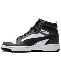 Кроссовки rebound v6 'white shadow grey' Puma, черный 392326-03 | puma white-puma black-shadow gray