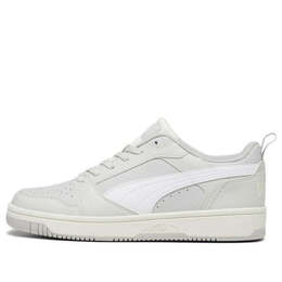 Кроссовки rebound v6 low 'ash gray white' Puma, белый 392328-10 | ash gray-puma white-sedate gray-warm white