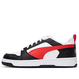 Кроссовки rebound v6 low sneakers 'all time red' Puma, белый 392328-04 | puma white/for all time red/puma black