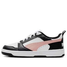 Кроссовки rebound v6 low 'white future pink black' Puma, черный 392328-11 | puma white-future pink-puma black