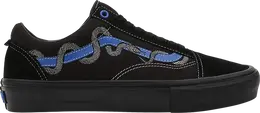 Vans Кроссовки Breana Geering x Skate Old Skool 'Black Blue Snake', черный vn0a5fcby40 | black