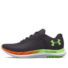 Кроссовки charged breeze 'jet grey' Under Armour, черный 3025129-104 | black/green/orange