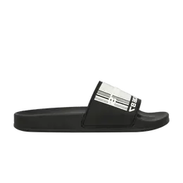 Кроссовки Vetements Logo Pool Slider Barcode - Black White, черный vl18fl100b | barcode - black white