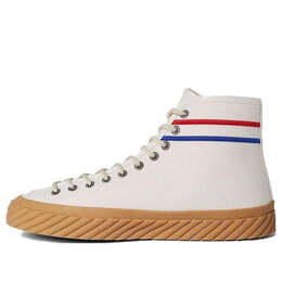 Кроссовки interlock g high-top sneakers 'white red blue' Gucci, белый 703033-9arz0-9097 | white/red/blue