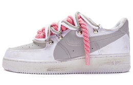 Кроссовки для скейтбординга Air Force 1 мужские с низким верхом белые/серые Nike cw2288-111(team80-男款''t10''白灰)