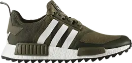 Кроссовки Adidas White Mountaineering x NMD_R1 Trail Primeknit 'Olive', зеленый cg3647 | green