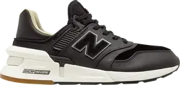 Кроссовки New Balance 997S 'Black Saffiano Leather', черный ms997rb | black