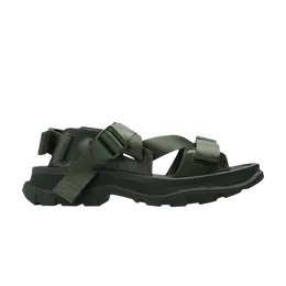 Кроссовки Alexander McQueen Strappy Leather Sport Sandal, зеленый 667815 w4r51 3230 | green