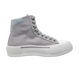 Кроссовки Alexander McQueen Deck Plimsoll High, серый 667816 w4mvh 1497 | grey
