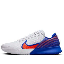 Кроссовки court air zoom vapor pro 2 hc 'white hyper royal hyper crimson' Nike, белый dr6191-106 | white/hyper royal/hyper crimson