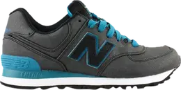 Кроссовки New Balance Wmns 574 'Precious Metals - Charcoal Teal', черный wl574mbk | black
