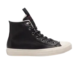 Кроссовки Converse Chuck Taylor All Star Hi Leather 'Black', черный 162386c | black