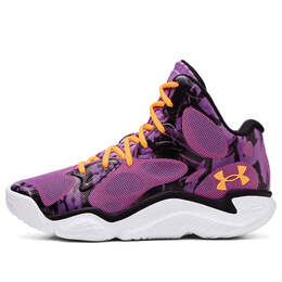 Кроссовки curry spawn flotro 'voodoo' Under Armour, фиолетовый 3027372-500 | provence purple/black/nova orange
