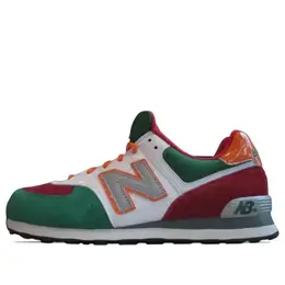 Кроссовки 574 New Balance, зеленый m574mse | green/orange/red