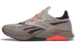 Кроссовки Nano X2 для мужчин с низким верхом коричневого/оранжевого цвета Reebok hr0411 | tan