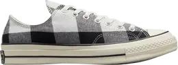 Converse Кроссовки Beyond Retro x Chuck 70 Low 'Upcycled Flannel', черный a05313c | black
