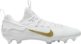 Nike Кроссовки Huarache 9 Elite Low LAX 'White Metallic Vivid Gold', белый fd0089 100 | white