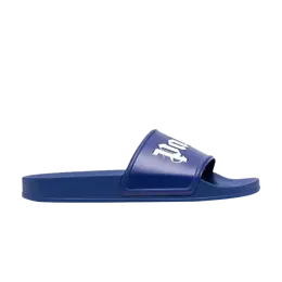 Кроссовки Palm Angels Pool Slider Blue, синий pmic001s22pla001 4501 | blue