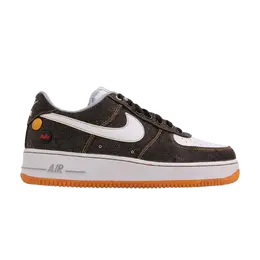 Кроссовки Nike Air Force 1 '07 Low 'Black Denim', черный 630930 001 | black