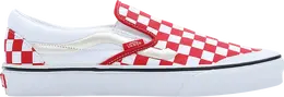 Vans Кроссовки Classic Slip-On 138 'Sidestripe - Red Checkerboard', красный vn000bw39y1 | red
