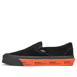 Кроссовки wtaps x classic slip-on lx 'black orange' Vans, черный vn0a45jk20e1 | black