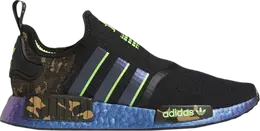 Кроссовки Adidas JuJu Smith-Schuster x NMD_R1 'Black Camo Print', черный fz5410 | black