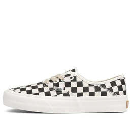 Кроссовки authentic checkerboard black/white Vans, черный vn0a3mu642e | black/white