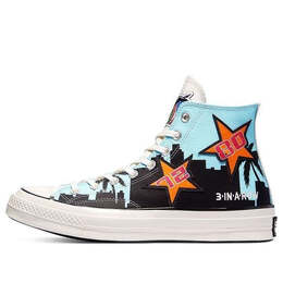 Кроссовки chinatown market x chuck 70 high 'lakers championship jacket' Converse, синий 171242c | blue/black