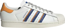 Adidas Кроссовки Superstar 'White Orange Rush Snakeskin', белый fz6476 | white