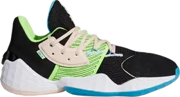 Кроссовки Adidas Harden Vol. 4 'Black Signal Green', черный fy0874 | black