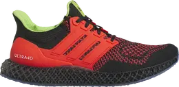 Adidas Кроссовки Ultra 4D 'Black Red Solar Green', красный hp9737 | red