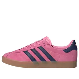 Кроссовки газель 85 Adidas, розовый id0846 | bliss pink/dark blue/gold metallic