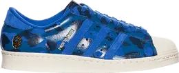 Кроссовки Adidas A Bathing Ape x Undeafeated x Superstar 80s 'Blue Camo', синий s74775 | blue