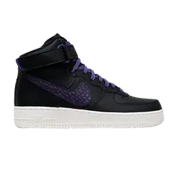 Кроссовки Nike Air Force 1 High 07 LV8 'Purple Croc Skin', черный 806403 014 | black
