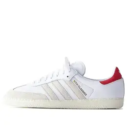 Кроссовки x kith samba og Adidas, белый gy2544 | white/red