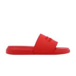 Кроссовки Alexander McQueen Pool Slide, красный 663564 w4qs0 6042 | red