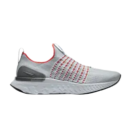 Кроссовки Nike React Phantom Run Flyknit 2, серый cj0277 007 | grey