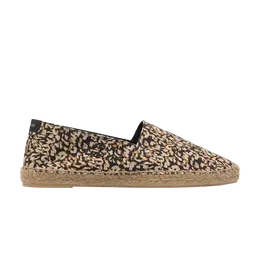 Кроссовки Saint Laurent Embroidered Espadrille, коричневый 605951 9aaab 1077 | brown