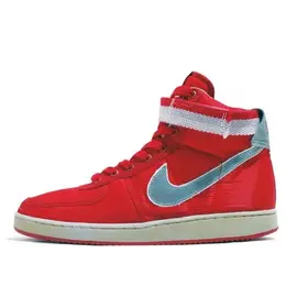 Кроссовки вандал высокие supreme Nike, красный 325317-601 | varsity red/metallic silver white