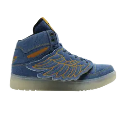 Кроссовки Adidas JS Wings Denim, синий v24621 | denim