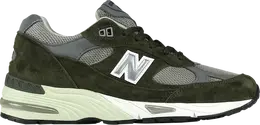Кроссовки New Balance 991 Made In England 'Dark Green', зеленый m991olg | green