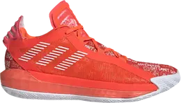 Кроссовки Adidas Dame 6 'Solar Red', красный fu6808 | red