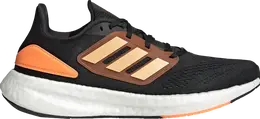Adidas Кроссовки PureBoost 22 'Black Acid Orange', черный hq8586 | black
