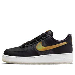 Кроссовки air force 1 low premium 'bronx origins - 50th anniversary' Nike, черный fn6835-010 | black/metallic gold/white