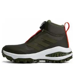 Кроссовки fortarun boa atr k Adidas, зеленый gz1809 | dark green/white