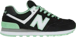 Кроссовки New Balance Wmns 574 'Black Pistachio', зеленый wl574cpc | green